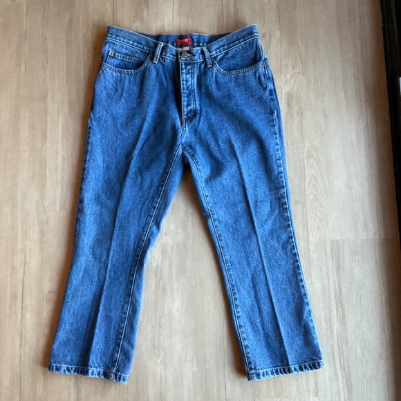 Vintage 90s Esprit Jeans High Waist Denim Mom mid wash Y2K straight leg Y2K - Picture 5 of 12
